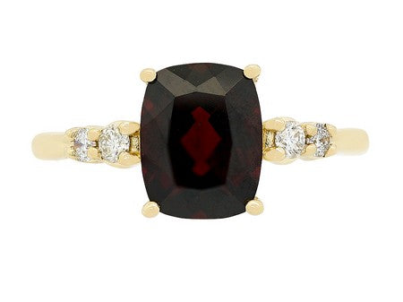 14KW Amethyst Dia Dia-R36208