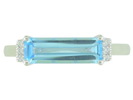 14KY Black Agate Dia Dia-R36334