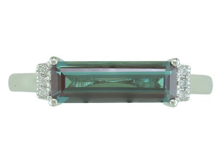 14KY Black Agate Dia Dia-R36334