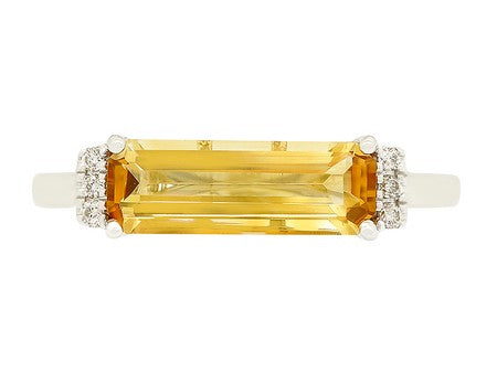 14KY Black Agate Dia Dia-R36334