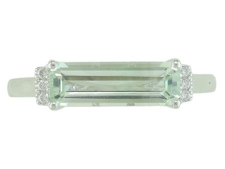 14KY Black Agate Dia Dia-R36334