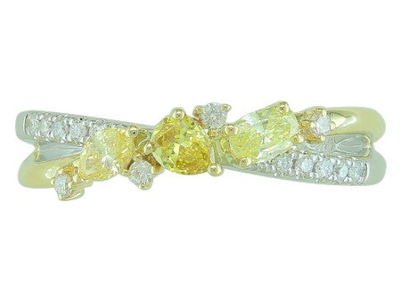14KTT Natural Fancy Color Diamond-R36376
