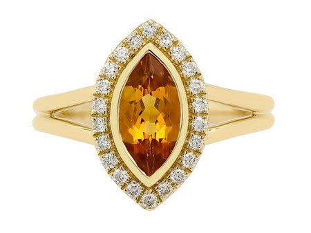 14KW Created Alexandrite Dia Dia-R36562