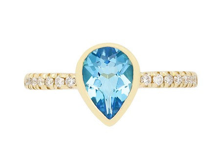 14KY Green Amethyst Dia Dia-R36567