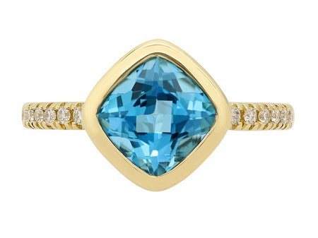 14KY B-Topaz Dia Dia-R36568