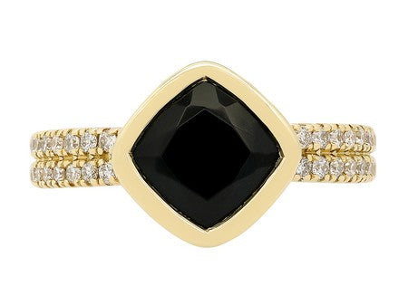 14KY Aquamarine Dia Dia-R36569