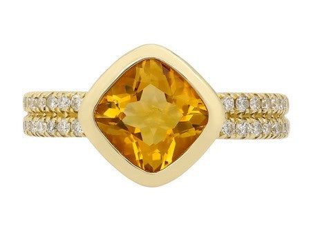 14KY Aquamarine Dia Dia-R36569