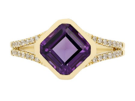 14KY B-Topaz Dia Dia-R36571