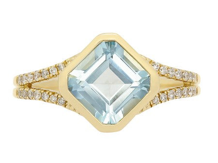 14KY B-Topaz Dia Dia-R36571