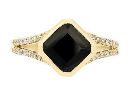 14KY B-Topaz Dia Dia-R36571