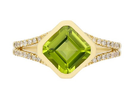 14KY B-Topaz Dia Dia-R36571