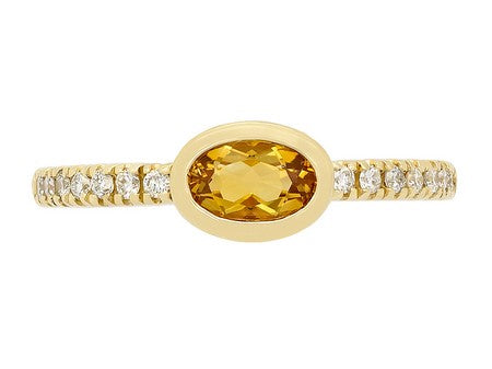 14KW Aquamarine Dia Dia-R36581