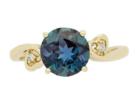 14KW Amethyst Dia Dia-R36630