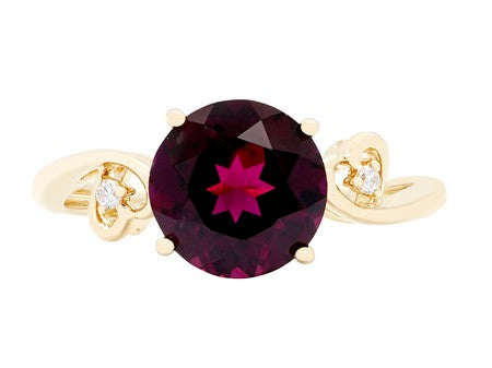 14KW Amethyst Dia Dia-R36630