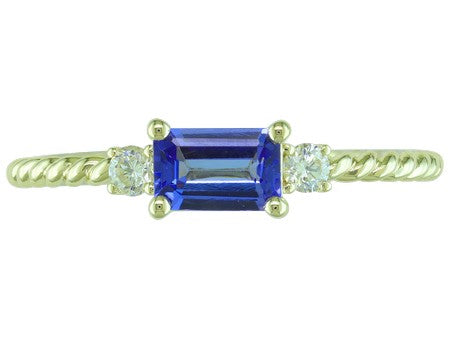 14KW London Blue Topaz Dia Dia-R36741