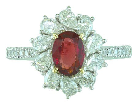 18KTT Ruby Dia Dia-R36876