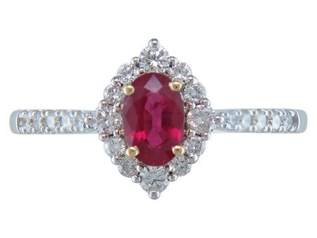 18KTT Ruby Dia Dia-R36912