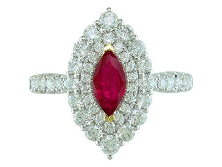 18KTT Ruby Dia Dia-R36915