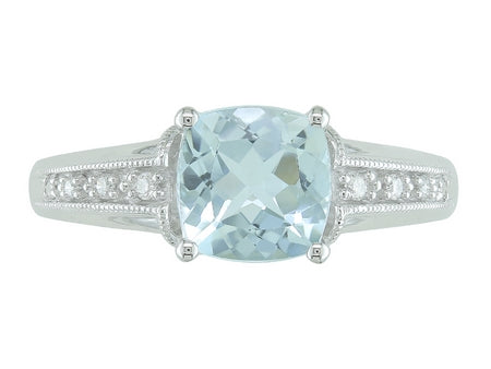 14KW Aquamarine Dia Dia-RE0235