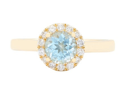 14KP Amethyst Dia Dia-RE0726