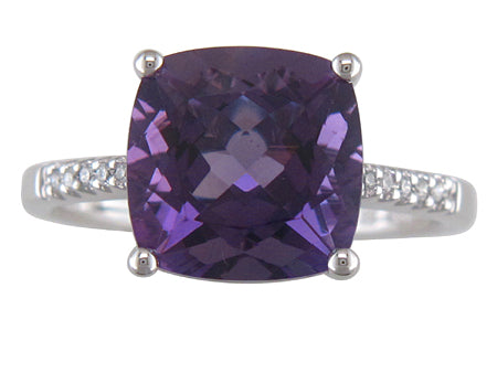 14KY Created Alexandrite Dia Dia-RE0837