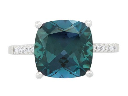 14KY Created Alexandrite Dia Dia-RE0837