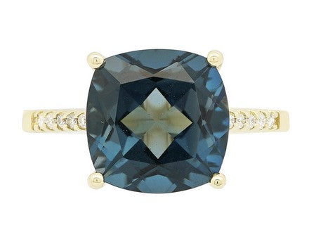 14KY Created Alexandrite Dia Dia-RE0837