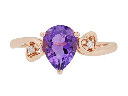 14KY London Blue Topaz Dia Dia-RE1399