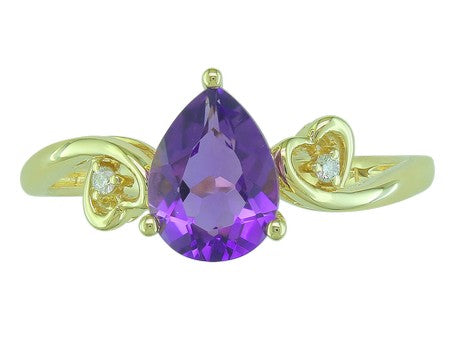 14KY London Blue Topaz Dia Dia-RE1399