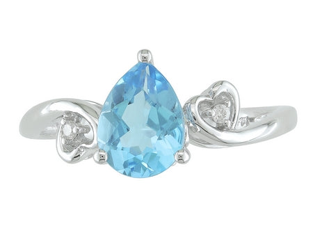 14KY London Blue Topaz Dia Dia-RE1399