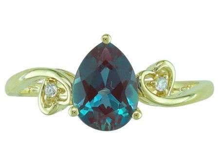 14KY London Blue Topaz Dia Dia-RE1399