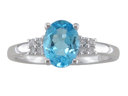 14KW London Blue Topaz Dia Dia-RE1491