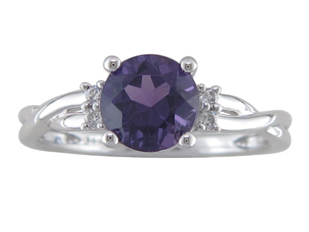 14KP Rhodolite Garnet Dia Dia-RE1496