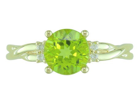 14KP Rhodolite Garnet Dia Dia-RE1496