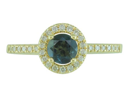 14KP Rhodolite Garnet Dia Dia-RE1663