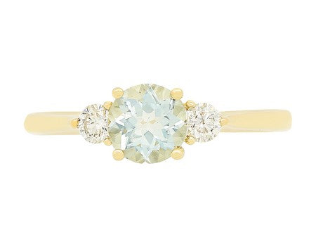 14KY Black Agate Dia Dia-RE2204