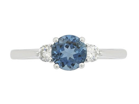 14KY Black Agate Dia Dia-RE2204