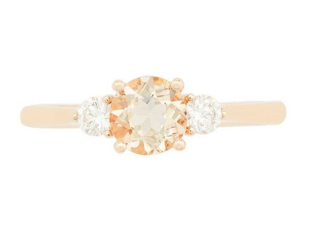 14KY Black Agate Dia Dia-RE2204