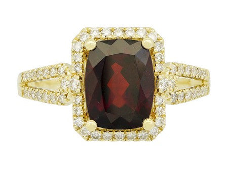 14KY London Blue Topaz Dia Dia-RE3055