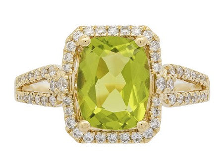 14KY London Blue Topaz Dia Dia-RE3055