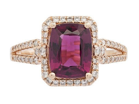 14KY London Blue Topaz Dia Dia-RE3055