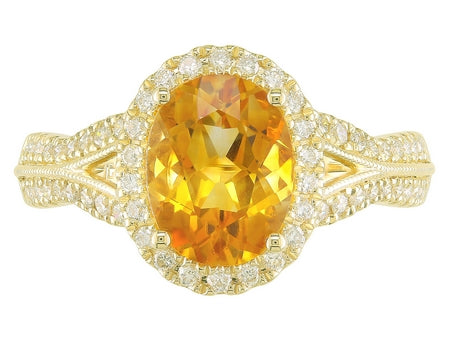 14KW London Blue Topaz Dia Dia-RE3227