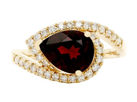 14KP Amethyst Dia Dia-RE3381