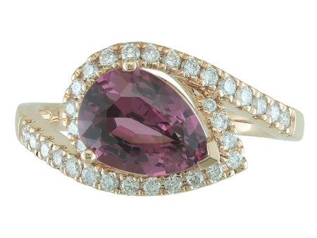 14KP Amethyst Dia Dia-RE3381