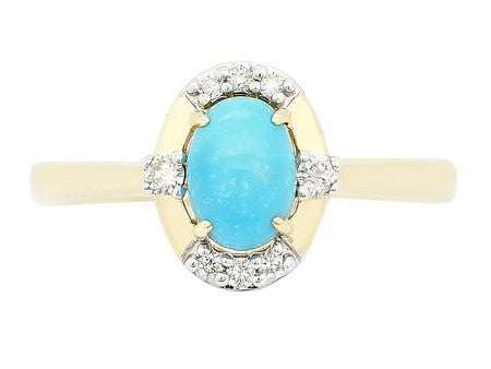 14KW Turquoise Dia Dia-RE3383