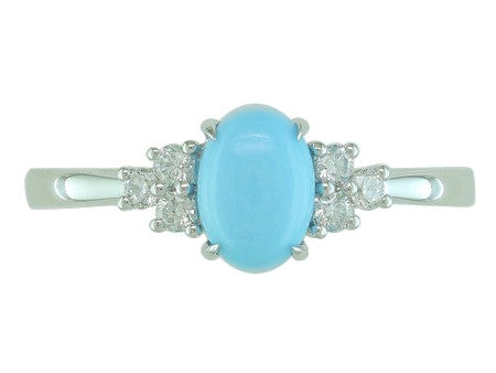 14KW Turquoise Dia Dia-RE3384