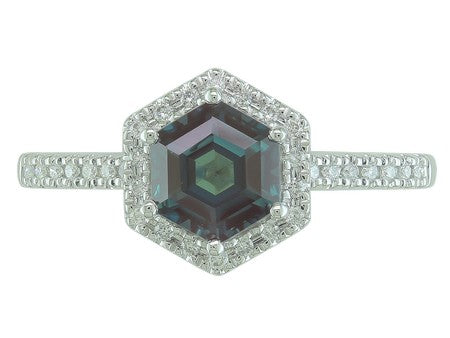 14KW Amethyst Dia Dia-RE3919