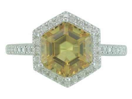 14KW Peridot Dia Dia-RE3920