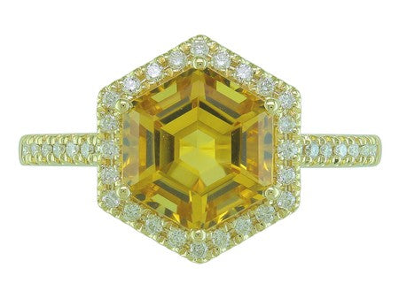 14KW Peridot Dia Dia-RE3920