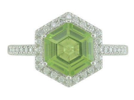 14KW Peridot Dia Dia-RE3920